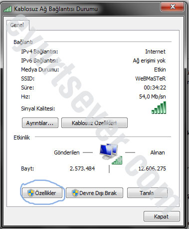 dns değiştirmek